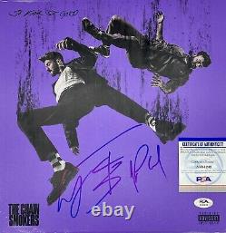 The Chainsmokers Signé Si Loin Bon Album Vinyl Psa/dna Coa Autograph