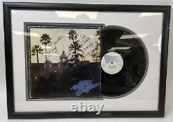 The Eagles Signé Autographied Hotel California Lp Vinyl Framed