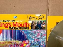 The Flaming Lips Signé Autographied Vinyl Record Lp King's Mouth Wayne Coyne