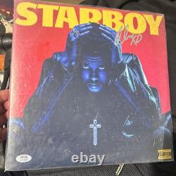 The Weeknd Vinyle Starboy Autographié Rare PSA DNA