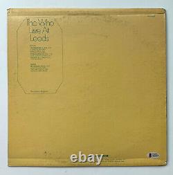 The Who Autographied Vinyl Record Album Signé Daltrey Townshend Beckett Bas Coa
