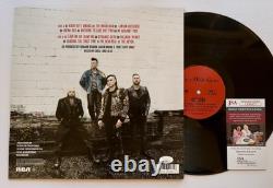 Three Days Grace Matt, Neil, Barry et Brad, album vinyle dédicacé et autographié, avec certificat d’authenticité JSA