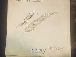 Timothy B Schmit Signé Vinyl Signature Autographié Jour Par Jour Les Aigles Lp