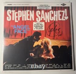 Titre en français: Signé Stephen Sanchez Angel Face Couverture dédicacée! Vinyle LP neuf et scellé