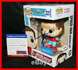 Tom Holland Signé Spiderman Homecoming Avengers Infinity War Funko Pop Psa