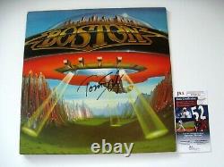 Tom Scholz Autographié Signé Boston Self Titled Vinyl Jsa # Ff40522