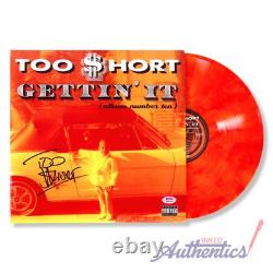 Too Short LP vinyle dédicacé et autographié Gettin' It authentifié PSA/DNA