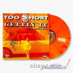 Too Short LP vinyle dédicacé et autographié Gettin' It authentifié PSA/DNA