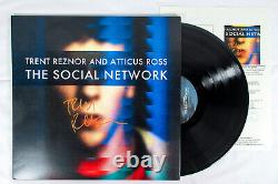 Trent Reznor Signé Autographié Le Réseau Social Vinyl Soundtrack Album Jsa