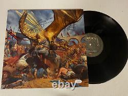 Trivium Band Autographied Signé Court Of Dragon Vinyl Album Jsa Coa # Ac26750