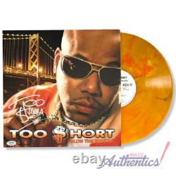 Trop court Vinyle LP signé autographe Blow the Whistle #437/500 PSA/DNA Au