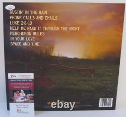 Tyler Childers JSA COA HAND Signé Album vinyle autographié Rustin' In The Rain
