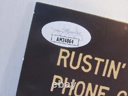 Tyler Childers JSA COA HAND Signé Album vinyle autographié Rustin' In The Rain