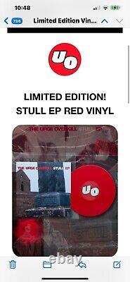 URGE OVERKILL RARE STULL vinyle rouge EP LIMITÉ à 300 avec une peau de batterie autographiée