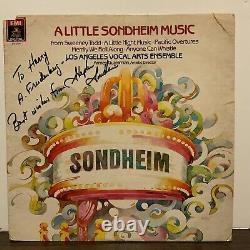 Un Petit Vinyle LP de Musique de Sondheim AUTOGRAPHIÉ par Stephen Sondheim