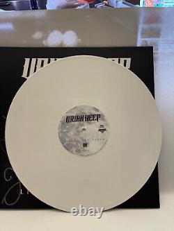 Uriah Heep Vivant le rêve Vinyle spécial blanc LP dédicacé