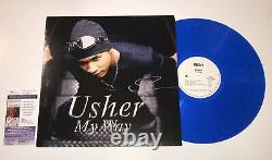 Usher Signé À La Main Autographe My Way Vinyl Album Record With Jsa Coa Lp