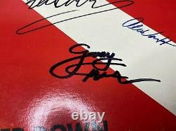 Van Halen Diver Down Signé Lp Original Vinyl All 4 Eddie Very Rare Autographié