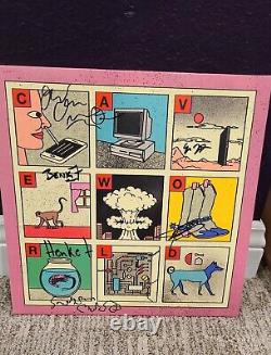 Viagra Woys Cave World Fully Signed! Album D'enregistrement De Vinyle. Nouveaux Et Déplacés