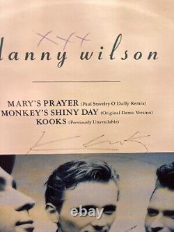 Vinyle 12' Mary's Prayer entièrement signé par Danny Wilson EP dédicacé (Meet Lp)