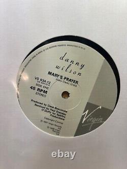Vinyle 12' Mary's Prayer entièrement signé par Danny Wilson EP dédicacé (Meet Lp)