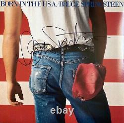 Vinyle Born In The USA signé par Bruce Springsteen