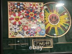 Vinyle Colores signé et dédicacé par J Balvin, cadre personnalisé, authentifié PSA/DNA