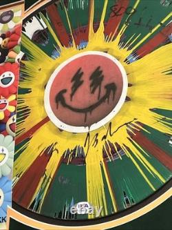 Vinyle Colores signé et dédicacé par J Balvin, cadre personnalisé, authentifié PSA/DNA