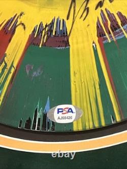 Vinyle Colores signé et dédicacé par J Balvin, cadre personnalisé, authentifié PSA/DNA
