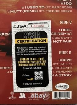 Vinyle Deluxe Autographié Mutt Heel de Leon Thomas avec Certificat JSA