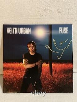 Vinyle Fuse Country Music signé par Keith Urban - Autographe rare Beckett BAS