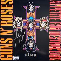 Vinyle Guns N Roses 'Appetite For Destruction' signé par Axl Rose