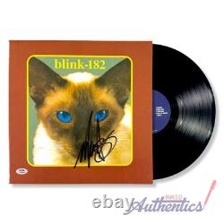 Vinyle LP Cheshire Cat signé et autographié par Mark Hoppus blink-182 authentifié PSA/DNA