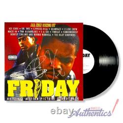Vinyle LP Friday signé et autographié par Ice Cube, authentifié PSA/DNA