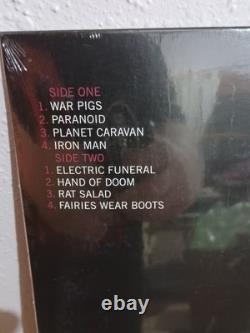 Vinyle LP Gatefold Black Sabbath Paranoid signé par Geezer Butler JSA COA