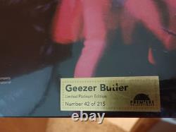 Vinyle LP Gatefold Black Sabbath Paranoid signé par Geezer Butler JSA COA