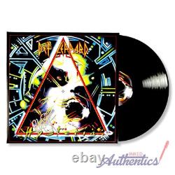 Vinyle LP Hysteria signé par Rick Savage de Def Leppard PSA