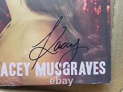 Vinyle LP 'Pageant Material' autographié par KACEY MUSGRAVES NEUF SOUS BLISTER