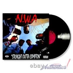 Vinyle LP Straight Outta Compton signé et autographe d’Ice Cube, authentifié PSA/DNA