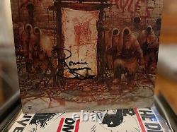 Vinyle LP autographié 'Mob Rules' de Black Sabbath par Ronnie James Dio avec certificat d'authenticité EX