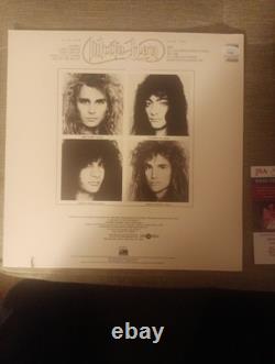 Vinyle LP de White Lion Pride signé par Mike Tramp COA JSA #CD46639
