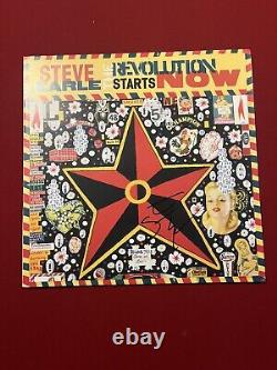 Vinyle LP dédicacé de Steve Earle The Revolution Starts Now