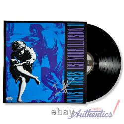 Vinyle LP dédicacé par Duff McKagan Use Your Illusion II PSA/DNA Authentifié
