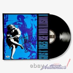 Vinyle LP dédicacé par Matt Sorum Use Your Illusion II Guns N' Roses PSA