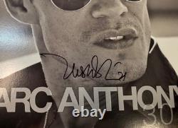 Vinyle LP dédicacé signé de Marc Anthony 3.0 Album Salsa Latin Porto Rico