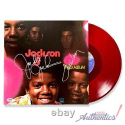Vinyle LP du troisième album des Jackson 5 signé et authentifié par PSA/DNA