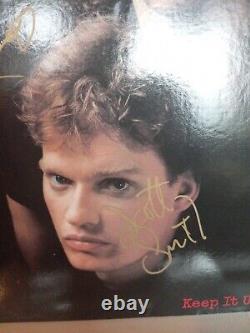 Vinyle LP signé Loverboy autographié QC 38703 CONTINUEZ REGARDEZ EXPÉDITION GRATUITE BEAU