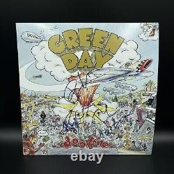 Vinyle LP signé autographié de Green Day Dookie avec lettre d'authenticité Beckett de Armstrong Cool Dirnt