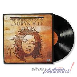 Vinyle LP signé autographié de Lauryn Hill 'The Miseducation of Lauryn Hill' PS