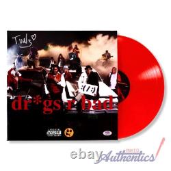 Vinyle LP signé et autographié par Lucki, Drgs R Bad, authentifié PSA/DNA